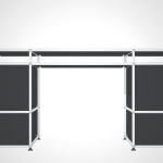 MOD - Judd Desk: Minimalist Modular Workspace Inspired by Donald Judd