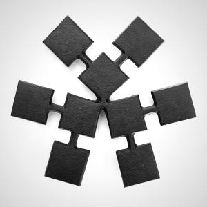 Nambu Tekki Cast Iron Trivet - Corner Design for Hot Pots