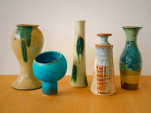 Vintage Ikebana Vases - Authentic Japanese Floral Art Containers