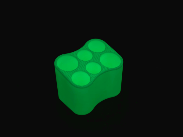 Phosphorescent Tool Caddy with 24-Hour Glow for EDC & Outdoor Use