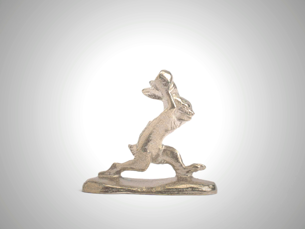 Japanese Tin Incense Holder Rabbit Design by Masataka Sumitani