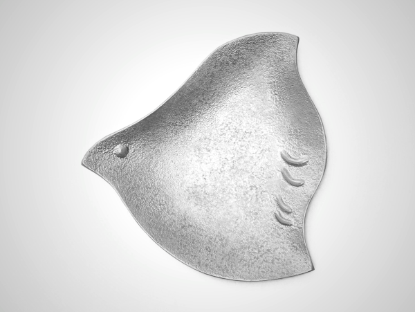 Mamezara Chidori - Japanese Tin Serving Dish by Sumitani