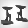 Nambu Tekki Cast Iron Bookend - Cat Design
