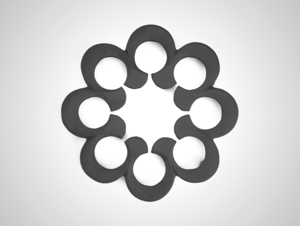 Nambu Tekki Trivet Marronnier by Tadahiro Baba | Cast Iron Japanese Kitchen Tool