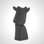 Nambu Tekki Tall Bull Paperweight - Cast Iron Desk Accessory