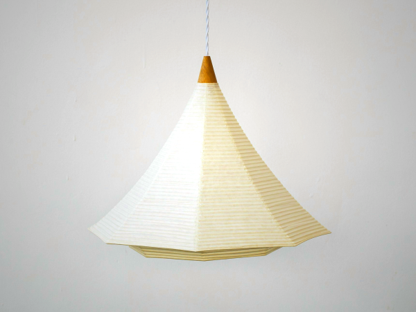 Toshiyuki Tani FUJI Japanese Paper Lantern with LED Bulb
