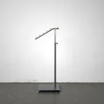 Vintage Metal Coat Hanger Stand - Adjustable Height Mint Condition