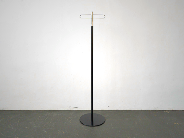 Vintage Metal Coat Hanger Stand with 9 Hooks for Entryway Storage