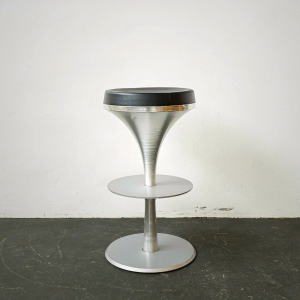 Vintage Post Modern Counter Stools - 1960s Space Age Design