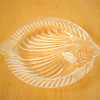 Vintage Soga Glass Fish Plates - Authentic Japanese Glassware
