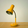 Vintage Yellow Gooseneck Table Lamp - Retro Desk Lighting