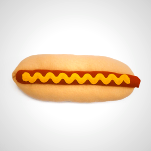 Yuki & Daughters NYC Hotdog with Mustard Plush Toy