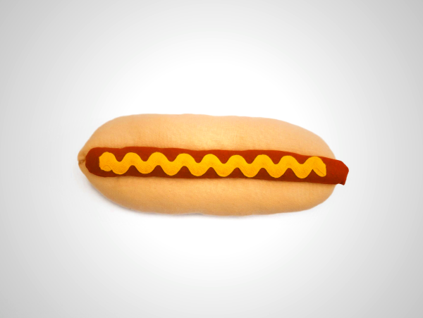 Yuki & Daughters NYC Hotdog with Mustard Plush Toy