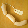 Yuki & Daughters White Sausage - Handmade Inedible Decor Art