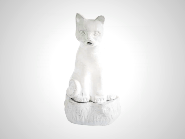 Astier de Villatte Cat Incense Holder - Handmade in Paris
