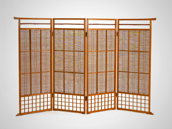 Bamboo Folding Partition – Traditional Japanese Byōbu Screen