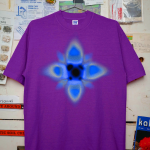 Bee Attractor T-Shirt in Violet - Eco-Friendly Cotton Design