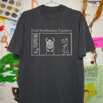 Nonhuman Teachers 501 T-Shirt Washed Black