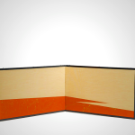 Furosaki Folding Screen with Gold Leaf | Japanese Tea Ceremony Decor