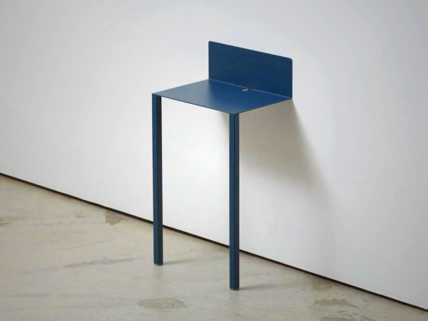 Ideaco Wall Table B5 - Minimalist Steel Side Table for Small Spaces