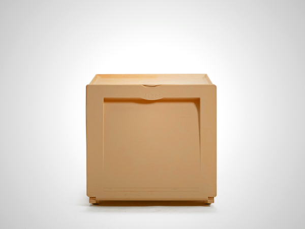 Vintage Tupperware Super Chest Mini Cream - Rare Japanese Storage Box