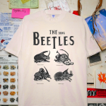 Dung Beetles T-Shirt Cream - Hot Cactus Collaboration