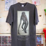 When Gibbons Sing T-Shirt - Washed Black | Ethical Cotton Tee