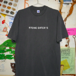 Stone Eaters T-Shirt - Washed Black Cotton Tee